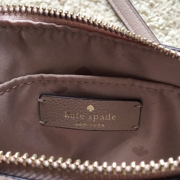 Women’s Taupe Kate Spade Leather Mini Cross Body Bag - Picture 3 of 3